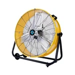 Tornado - 24 Inch High Velocity Heavy Duty Tilt Metal Drum Fan Yellow Commerc.... Fixed Price $223.20.