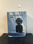 Protable HW-003 Misting Camping Fan With 6L Bucket And Led Lantern. Fixed Price $34.99.