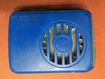 O2 Cool Portable Battery Operated Necklace Fan - Blue Used Without. Fixed Price $10.79.