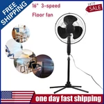 16" 3-SPEED Adjustable Oscillating Pedestal Stand Fan Powerful Cool Quiet Black. Fixed Price $51.44.