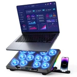 Trullypine Laptop Cooling Pad With Quiet Fans, Slim 12FAN-LCD, F12FAN-LCD. Fixed Price $43.46.