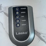Lasko Fan Remote Control 7 Button Silver Oem. Fixed Price $9.95.