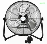 4650 Cfm 20" Floor Fan, 3 Speeds, Heavy-duty Metal, Wall-mount, For Shop/garage. Fixed Price $69.99.