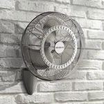 18" Kichler Pola Brushed Nickel Wet Rated Plug-in Wall Fan. Fixed Price $534.99.