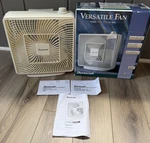 Vtg Duracraft Versatile 2 Speed Desk Table Floor Box Fan DB-101 Ivory. Fixed Price $69.99.