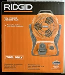 New! Ridgid 18V Cordless Hybrid Jobsite Fan R860721B (tool Only). Fixed Price $89.99.