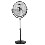 Industrial Pedestal Fan, 20 Standing With 46.9 To 59.6 Inches Adjustabl. Fixed Price $115.88.