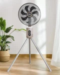 Yokekon Standing Outdoor For PATIO,12" Rechargeable Cordless Pedestal Fan,h. Fixed Price $107.99.
