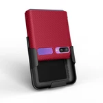 Hard Protector Case Cover With Belt Clip Holster For Samsung Galaxy Z Flip Red. Fixed Price $11.95.