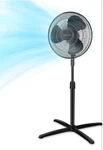 Pelonis 16" 3-SPEED Oscillating, Adjustable Pedestal Fan, FS40-19MB, New, Black. Fixed Price $29.99.