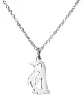 18+2 Inch Stainless Steel Spirit Animals Chain Necklace Penguin Pendant Luck Jew. Fixed Price $26.38.