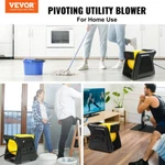 Pivoting Utility Fan 600 Cfm High Velocity Floor Blower For Drying. Fixed Price $88.61.