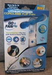 Go Fan Flip Rechargeable 10 Hour Run Time Built In Power Bank Brand New. Fixed Price $13.99.