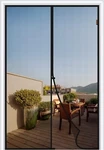 Black Magnetic Screen Door 36X96 Inch Fiberglass Mesh With Strong Magnets. Fixed Price $37.59.