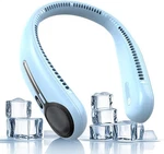 Kinhowly Portable Neck Fan,hands Free Personal Wearable Standard, Light Blue. Fixed Price $59.85.