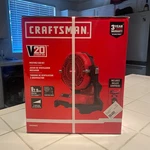 Craftsman V20 Cordless 20V Misting Fan Kit W/ Battery & Charger CMCE003C1. Fixed Price $74.99.