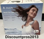 Jisulife Bladeless Neck Fan 2 Pack Model FA14-S Gray 5 Speeds. Fixed Price $21.99.
