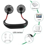 Hands Free Portable Neck Fan - Usb Battery Rechargeable Mini. Fixed Price $23.76.