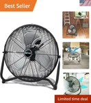 Patton 18-INCH High Velocity Fan Powerful Air Circulation For Home & Workshop. Fixed Price $186.99.