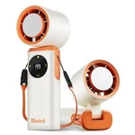 Portable Handheld Fan 6000MAH Ice Cooling 199 Levels Rechargeable White Sswind. Fixed Price $51.99.