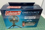 Coleman Fan Portable Onesource Rechargeable Multi-speed New. Fixed Price $69.99.