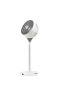 Woozoo 360 Pedestal Fan Air Circulator, Oscillating, Remote Control, White, New. Fixed Price $120.00.