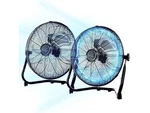 Vie Air Twin 12 Inch High Velocity All Metal Tilting 3 Speed Floor Fan. Fixed Price $68.49.