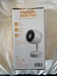 Gems Portable Fan Rechargeable Usb Small Desktop White. Fixed Price $10.00.