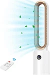 Advwin Bladeless Tower Fan With Remote, Quiet Cooling Oscillation, 24. Fixed Price $107.99.