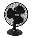 Ez-chill 12 3-SPEED Oscillating Fan With Adjustable Tilt, Black. Fixed Price $41.67.