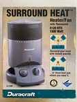 Duracraft CZ-2200 Electric Space Heater With Fan And Thermostat. Fixed Price $35.00.
