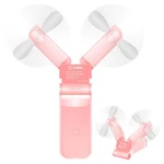 Cellet Portable Foldable Handheld Mini Fans Two Speed Air Cooling Usb Pink. Fixed Price $15.97.
