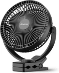 10000MAH Clip On Rechargeable, 8-INCH Battery Operated Desk Fan, Usb Wit. Fixed Price $60.99.