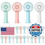 Tujoe 24 Pcs Mini Handheld Fan, 3 Speed, Portable, Rechargeable. Fixed Price $86.17.