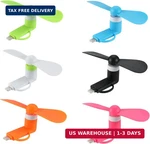 Mini Cell Fan 2-IN-1 Compatible For Iphone, Ipad, Android Smartphone,t. Fixed Price $21.84.