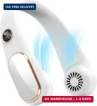 Koonie Neck Fan Rechargeable 5 Speeds, Portable Personal, Hands Free Bladeless,. Fixed Price $27.18.