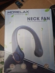 Morelax Neck Fan Usb Rechargeable Bladeless 4000MAH Speeds 360 Cooling. Fixed Price $12.00.