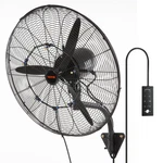 Wall-mount Misting Fan, 24 Inch, 3-SPEED High Velocity Max. 7000 Cfm, Waterproo. Fixed Price $177.49.