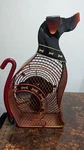 Himalayan Breeze Deco Dog Fan Sculpted Ironwork Hand Painted Electric 18" Works. Fixed Price $39.99.