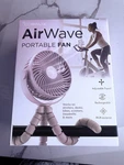 Cobaltx Airwave Rechargeable Fan Adjustable Tripod 360 Rotation White. Fixed Price $15.25.