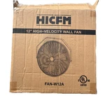 Hicfm 12 High Velocity Wall Fan. Fixed Price $53.89.