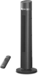 Bladeless 40" Tower Fan With Remote, 90 Oscillation, 3 Speeds, Quiet Operation. Fixed Price $116.99.
