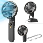 Dhenrio Portable Handheld Fan, Up To 15 Working Hours 180 Small, Black. Fixed Price $14.76.
