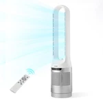 Vevor Bladeless Tower Fan With Remote 65-DEGREE Oscillating 12 Speeds White. Fixed Price $92.90.