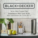 Nwt Black & Decker Mini Tower Fan BFT114 Air Circulation -3 Speed. Fixed Price $18.00.