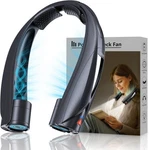 Laimiod Portable Neck Fan With Led Book Light 6-20 Hr Long Battery 6-SPEED Usb-c. Fixed Price $32.50.