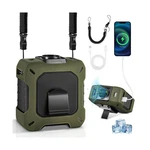 Gosalisu Portable Waist Fan 10400MAH Rechargeable Strong Person... Usa Fast Ship. Fixed Price $37.06.
