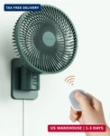 Comoistar Wall Mounted Oscillating Fan With Remote And TIMER,8.5 Inch Small Rv. Fixed Price $64.89.