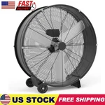 Commercial High Velocity Industrial 30 Inch Drum Fan 3SPEED Adjustable Floor. Fixed Price $139.95.
