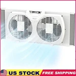Dual Speed Reversible Window Fan Exhaust Air Circulation Easy Clean Portable New. Fixed Price $75.18.